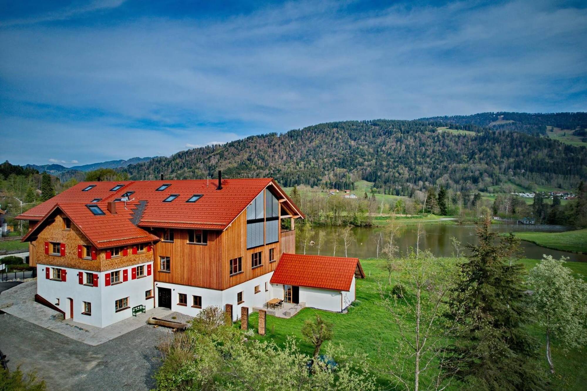 Ferienwohnung Eibele Chalets Oberstaufen Exterior foto
